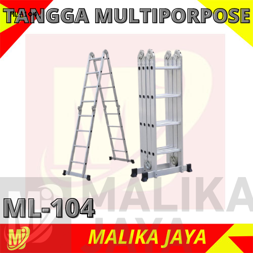 4.78m - Alumunium Multi Purpose Ladder / Tangga Almunium Dalton ML-104